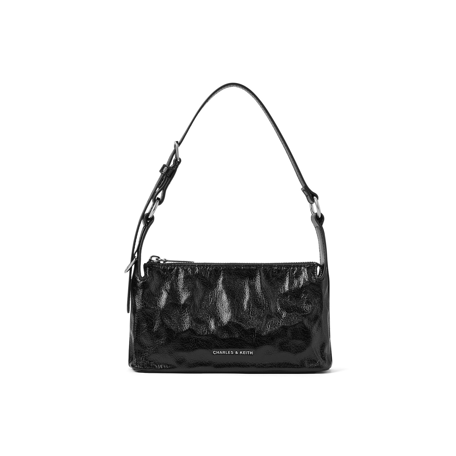 Сумка женская Charles & Keith "Pleated Oil" - Boxette Shop